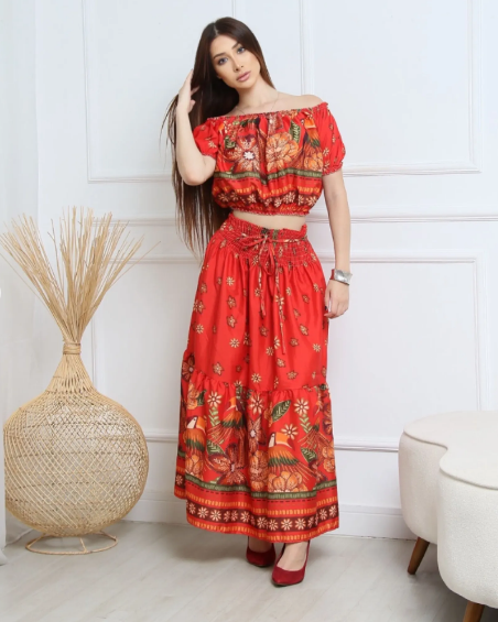 Vestido Milore Bordado